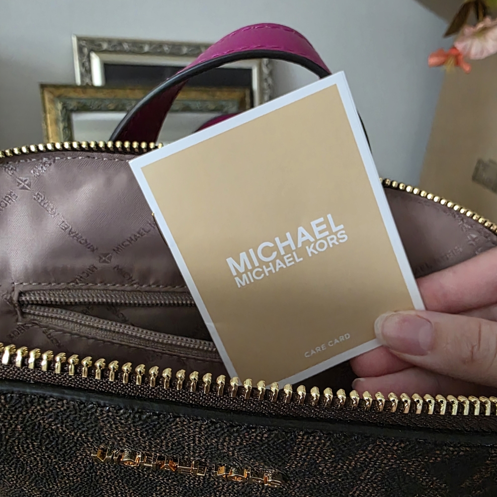 Michael Kors Dallas Medium Slim Backpack MK Signature - Picture 6 of 15